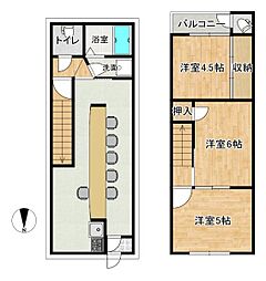 東山本新町　中古店舗付き住宅