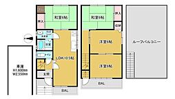 東大阪市六万寺町１丁目の一戸建て