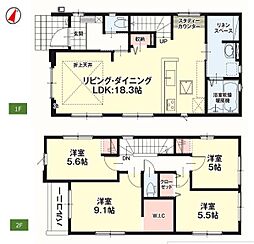 新築分譲住宅　天白区中砂町1期　1号棟