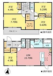リーブルガーデン東郷町春木白土第2　全1棟