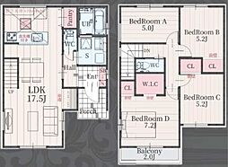 新築分譲住宅　みよし市莇生町2期　全1棟