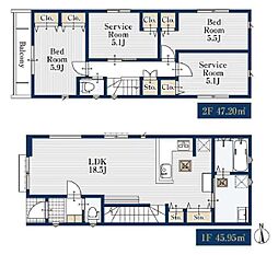 ミラスモ緑区潮見が丘2174　2号棟