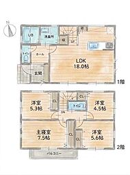 横浜市港北区新吉田東1丁目の一戸建て
