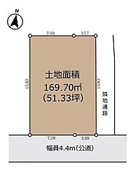 横浜市青葉区市ケ尾町の土地