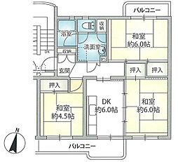村上団地1街区6号棟 503