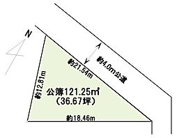 売地　松戸市上本郷