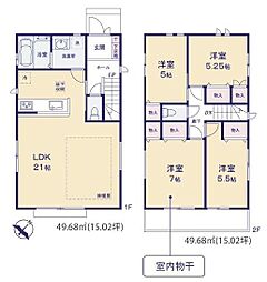 旭区東希望が丘全2棟　2号棟