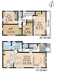 リーブルガーデン南区永田台全2棟　1号棟