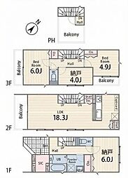 鶴見区本町通4丁目1期全2棟　1号棟
