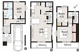 港北区下田町3丁目全2棟　1号棟