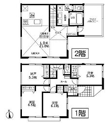旭区鶴ケ峰2丁目全2棟　1号棟