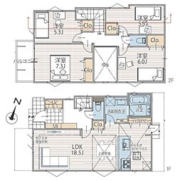 南区平楽3期全2棟　1号棟