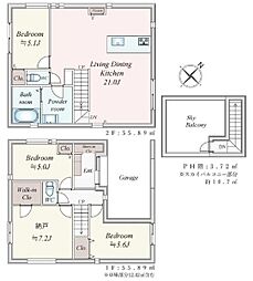 中区新山下1丁目全2棟　1号棟