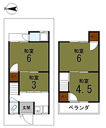 京阪電車が見える趣のあるお家