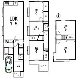 京都市中京区聚楽廻中町の一戸建て