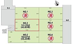 山形市五十鈴３丁目の土地