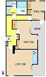 パレクレール布田 1