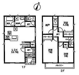 座間市栗原中央１丁目の一戸建て