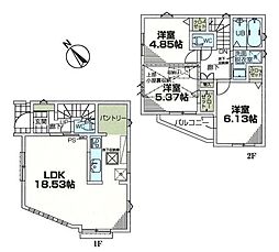 横浜市磯子区滝頭１丁目の一戸建て