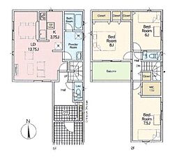 海老名市上今泉４丁目の一戸建て