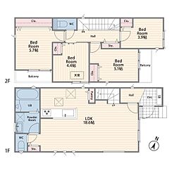 綾瀬市大上4丁目の一戸建て