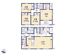 リーブルガーデン　ひたちなか市船窪第3　全1棟