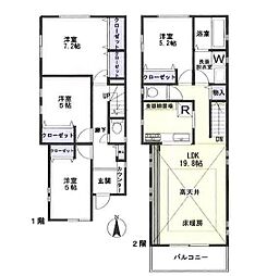 茅ヶ崎市東海岸北４丁目の一戸建て