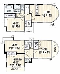 横浜市港南区笹下5丁目の一戸建て