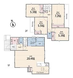 横浜市港南区芹が谷２丁目の一戸建て
