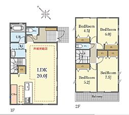 横浜市鶴見区北寺尾６丁目の一戸建て