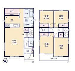 座間市ひばりが丘２丁目の一戸建て