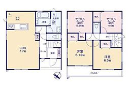 座間市ひばりが丘２丁目の一戸建て