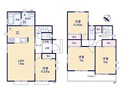 座間市ひばりが丘２丁目の一戸建て