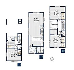 横浜市鶴見区仲通1丁目の一戸建て
