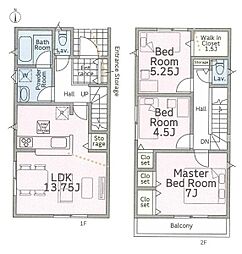 綾瀬市蓼川１丁目の一戸建て