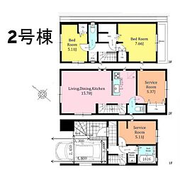 緑区白山2丁目　全4棟2号棟