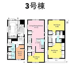 緑区白山2丁目　全4棟3号棟