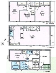 藤沢市善行1丁目 全7棟2号棟