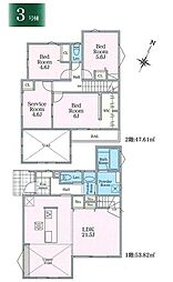 町田市鶴川4丁目　全3棟3号棟