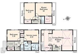 川崎市高津区東野川2丁目の一戸建て
