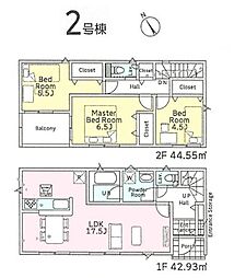 瀬谷区橋戸3丁目 全2棟2号棟