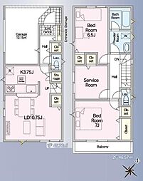 港南区野庭町　全2棟2号棟
