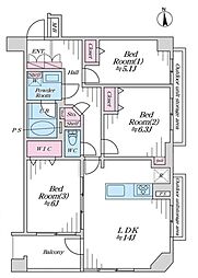 ヒルズ武蔵中原ウエストウィング