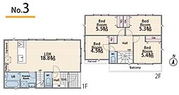緑区中山3丁目1期　全3棟3号棟