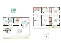 旭区市沢町　全2棟1号棟