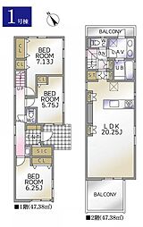 戸塚区南舞岡3丁目 全3棟1号棟