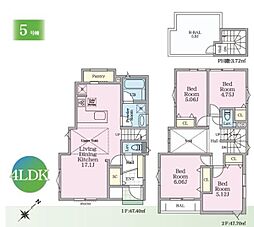 藤沢市城南5丁目2期　全7棟5号棟