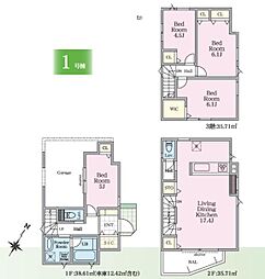 旭区鶴ケ峰2丁目　全4棟1号棟