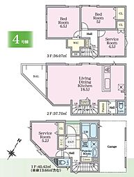 旭区鶴ケ峰2丁目　全4棟4号棟