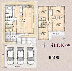 旭区今宿東町　全2棟Ｂ号棟